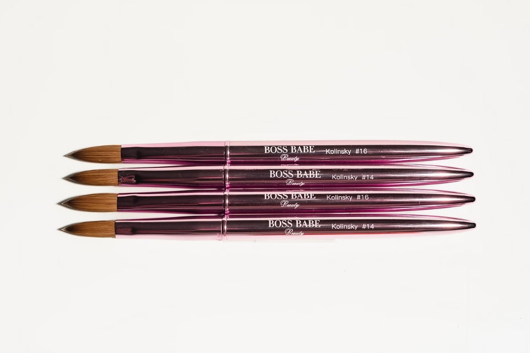 Pure Kolinsky Acrylic Brush #14