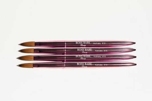 Pure Kolinsky Acrylic Brush #14